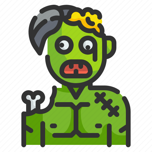 Ghoul, halloween, horror, monster, scary, undead, zombie icon - Download on Iconfinder