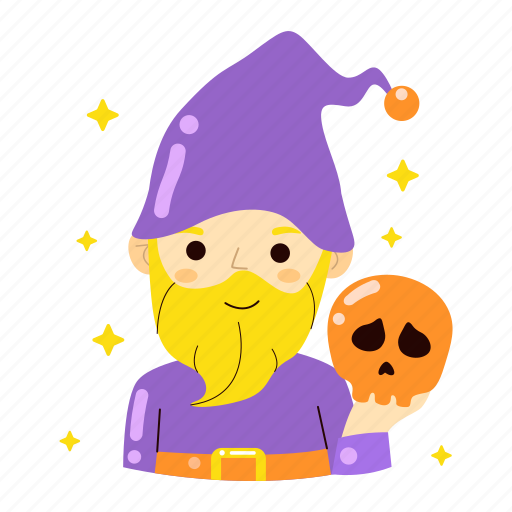 Gnome, elf, dwarf, halloween, halloween party, costume party, character icon - Download on Iconfinder