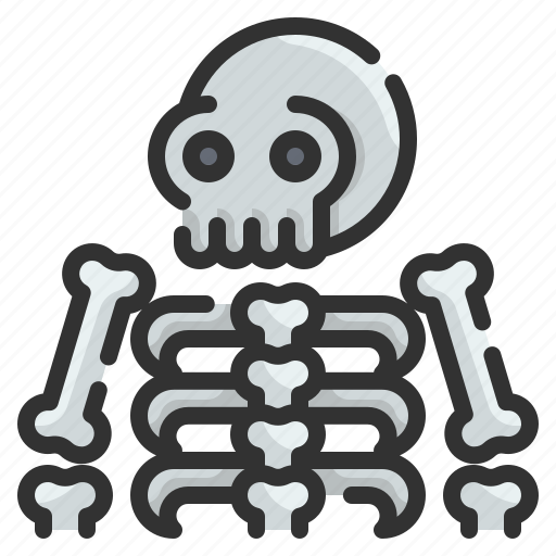 Skeleton, skull, bones, death, horror icon - Download on Iconfinder