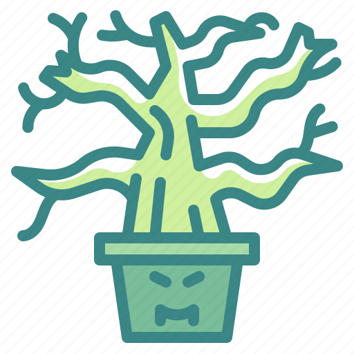 Tree, evil, halloween, monster, spooky icon - Download on Iconfinder