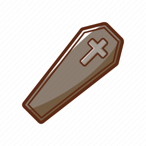 Burial, coffin, death, grave, halloween, rip, scary icon - Download on Iconfinder