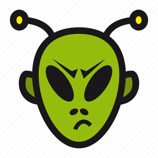 Alien, halloween, space, ufo, visitor icon - Download on Iconfinder