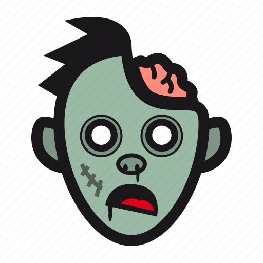 Brain, halloween, monster, undead, zombie icon - Download on Iconfinder