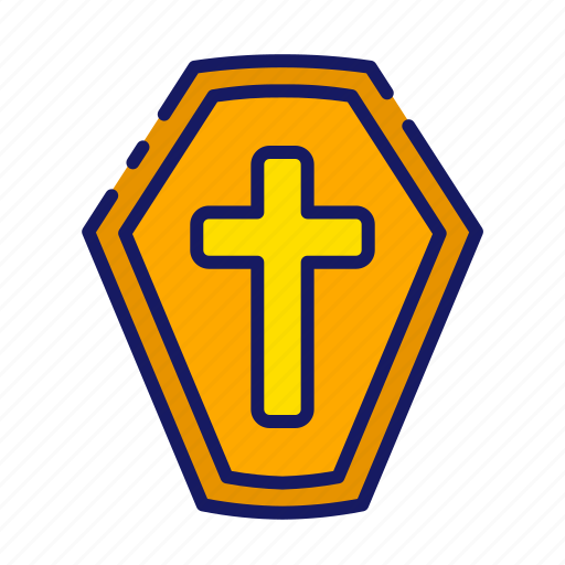 Dead, halloween, death, funeral, ghost, scary, coffin icon - Download on Iconfinder