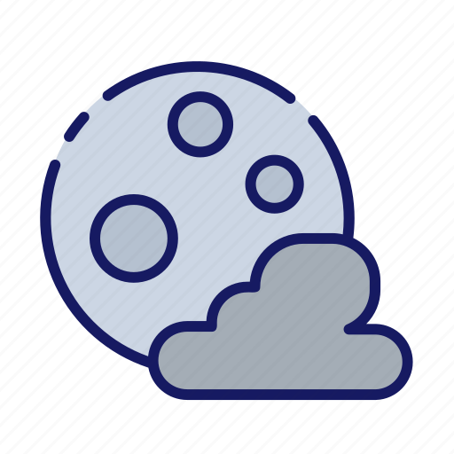 Scary, halloween, cloudy, spooky, moon, halloween party, night icon - Download on Iconfinder