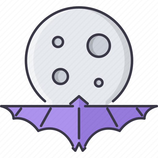 Bat, fantasy, halloween, legend, moon, night, story icon - Download on Iconfinder