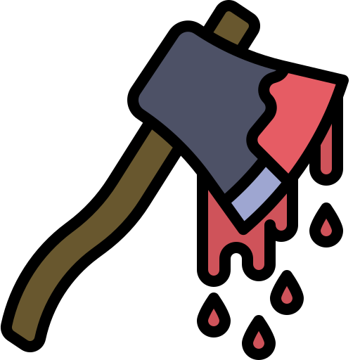 Halloween, axe, weapon, horror, scary icon - Free download