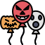 halloween, balloon, party, decoration, horror 