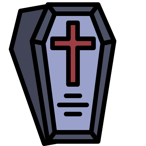 Halloween, coffin, death, scary, horror icon - Free download