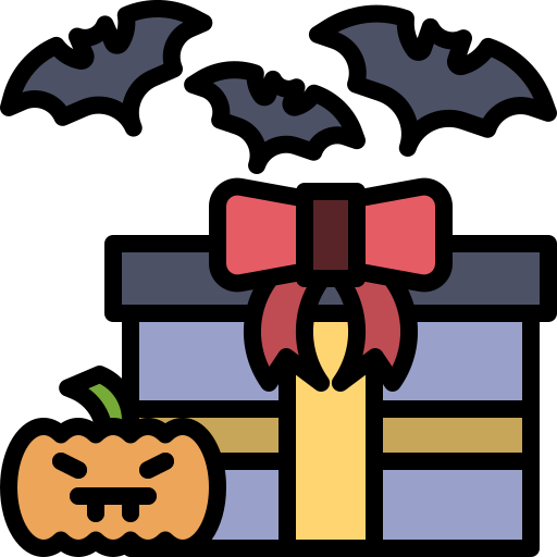 Halloween, gift, box, present, surprise icon - Free download