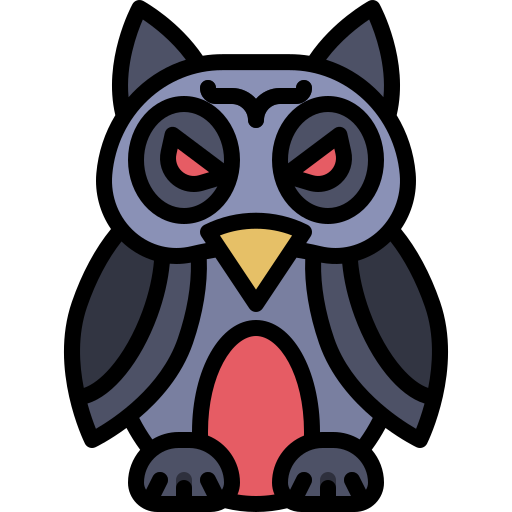 Halloween, owl, bird, animal, scary icon - Free download
