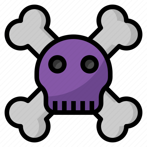 Bone, danger, halloween, skeleton, skull icon - Download on Iconfinder