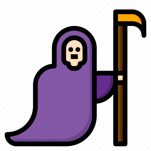 Death, ghost, halloween, reaper, scythe icon - Download on Iconfinder