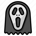 ghost, hallow, halloween, mask, scream