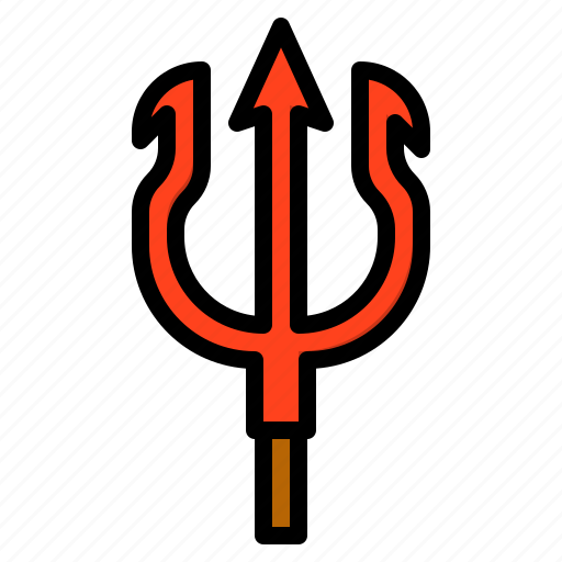 Dead, halloween, hell, reaper, trident icon - Download on Iconfinder
