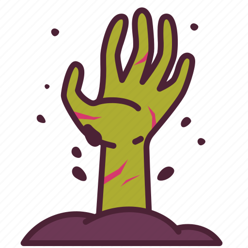 Graveyard, halloween, hand, horror, scary, spooky, zombie icon - Download on Iconfinder