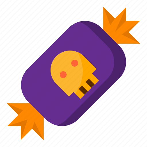 Candy, halloween, skull, treat, trick icon - Download on Iconfinder