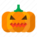 decoration, halloween, head, lighting, pumpkin