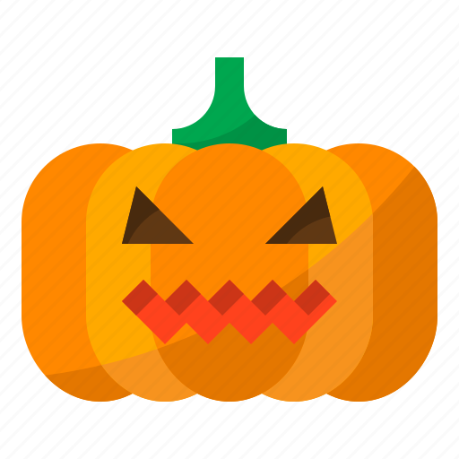 Decoration, halloween, head, lighting, pumpkin icon - Download on Iconfinder