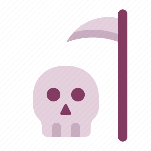Death, grim, halloween, reapers, sickle icon - Download on Iconfinder
