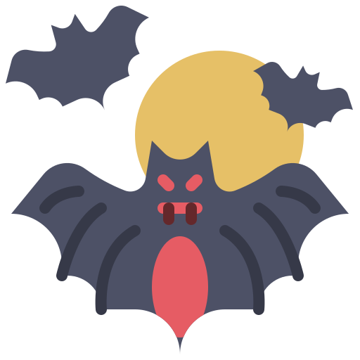 Halloween, bat, scary, vampire, horror icon - Free download