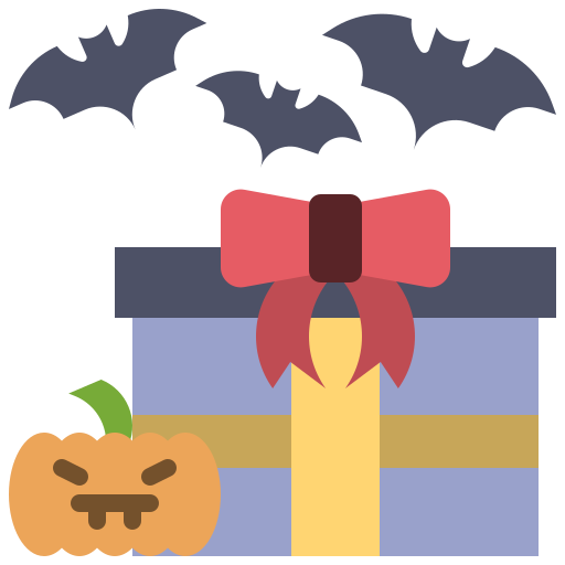 Halloween, gift, box, present, surprise icon - Free download