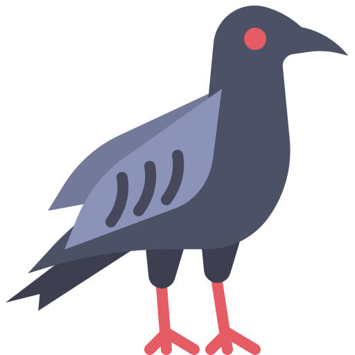 Halloween, raven, bird, crow, horror icon - Free download