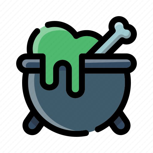 Cauldron, halloween, magic, witch, kettle, witchcraft, potion icon - Download on Iconfinder
