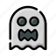 ghost, spooky, horror, halloween, night, costume, fly 