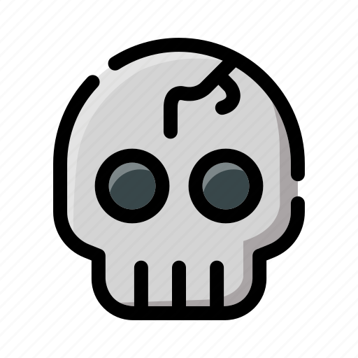 Skull, death, bone, human, skeleton, halloween, horror icon - Download on Iconfinder