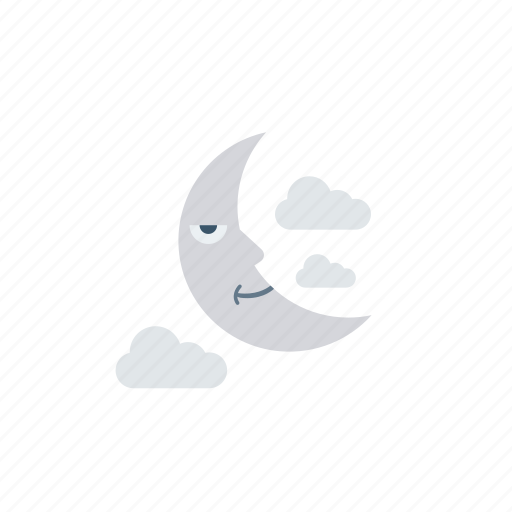 Cloud, moon, night, stars icon - Download on Iconfinder
