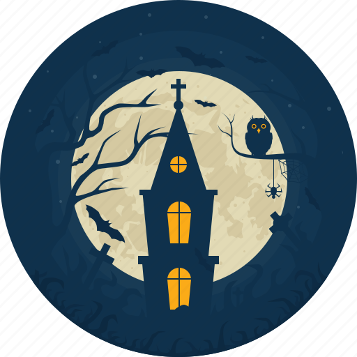 Castle, celebration, chapel, church, halloween, darkness, holiday icon - Download on Iconfinder