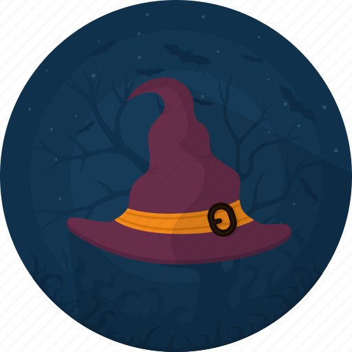 Celebration, halloween, hat, witch hat, darkness, cap, holiday icon - Download on Iconfinder