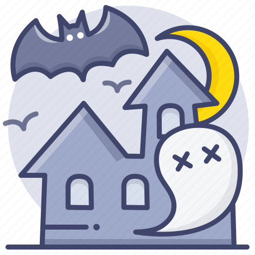 Ghost, halloween, haunted, house icon - Download on Iconfinder