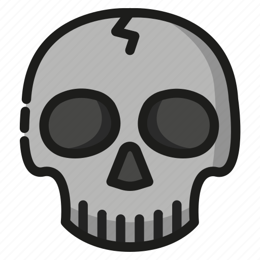 Tengkorak, halloween, ghost, scary, death, witch, monster icon - Download on Iconfinder
