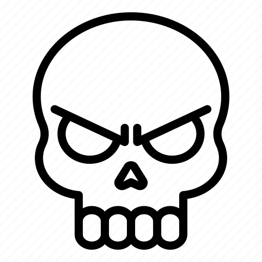 Halloween, skull, emotion, emoji, dead, death, feeling icon - Download on Iconfinder