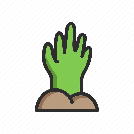 Horror, halloween, spooky, finger, zombie, hand, scary icon - Download on Iconfinder