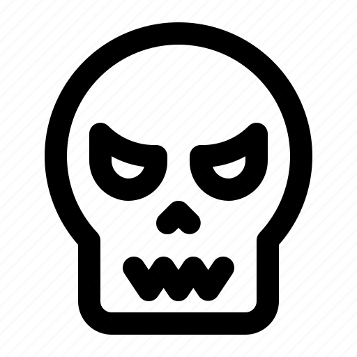 Bone, halloween, horror, pirate, scary, skeleton, skull icon - Download on Iconfinder