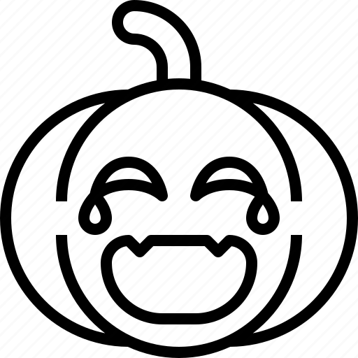 Emoji, pumpkin, scary, halloween, cry icon - Download on Iconfinder