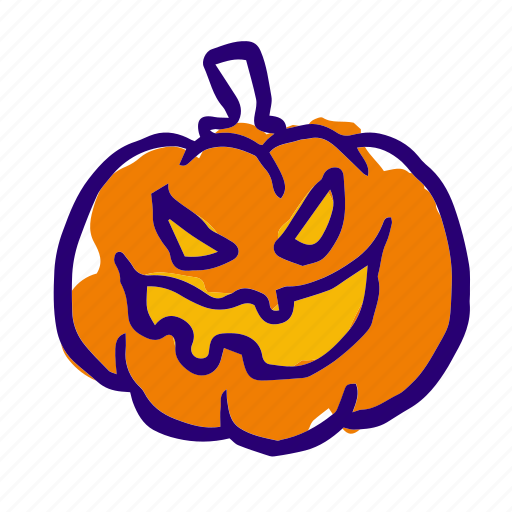 Creepy, face, halloween, horror, pumpkin, scarry, spooky icon - Download on Iconfinder