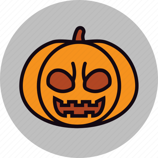 Bad, carved, evil, halloween, pumpkin, vegetable icon - Download on Iconfinder