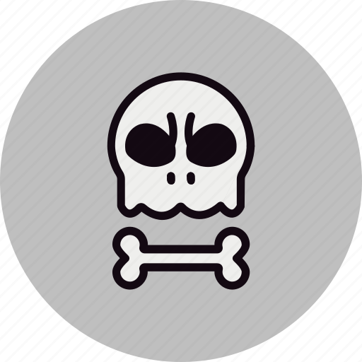 Bad, bone, evil, halloween, head, skull icon - Download on Iconfinder