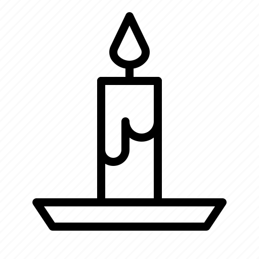 Candle, halloween, scary, horror, spooky, ghost, magic icon - Download on Iconfinder