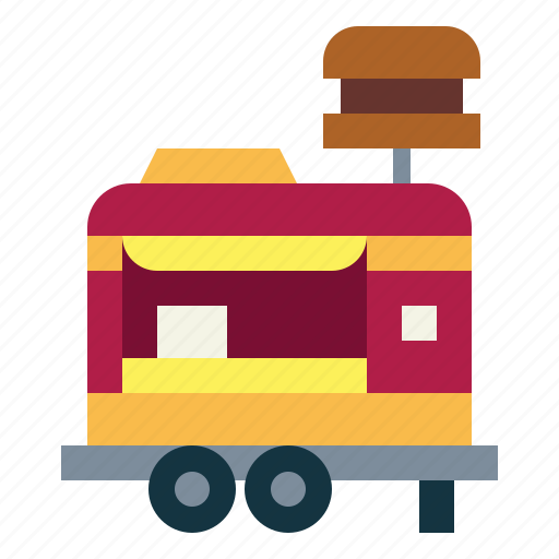 Car, food, hamburger, stand, truck icon - Download on Iconfinder