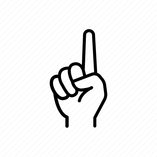 Finger, hand, index, point, gesture icon - Download on Iconfinder