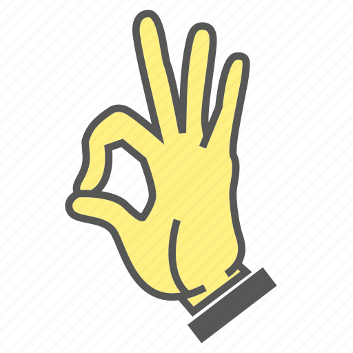 Approve, finger, gesture, hand, ok, okay icon - Download on Iconfinder