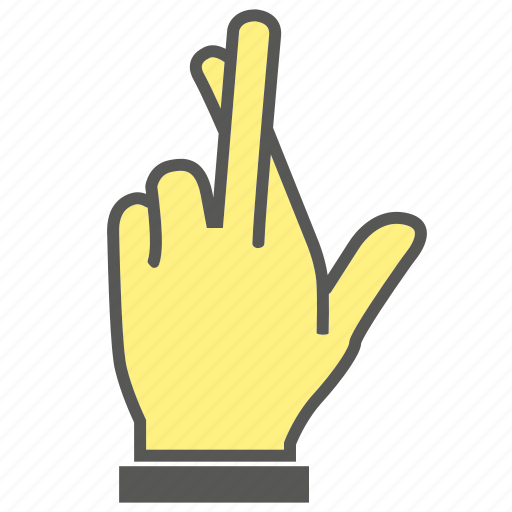 Finger, gesture, hand, lie icon - Download on Iconfinder