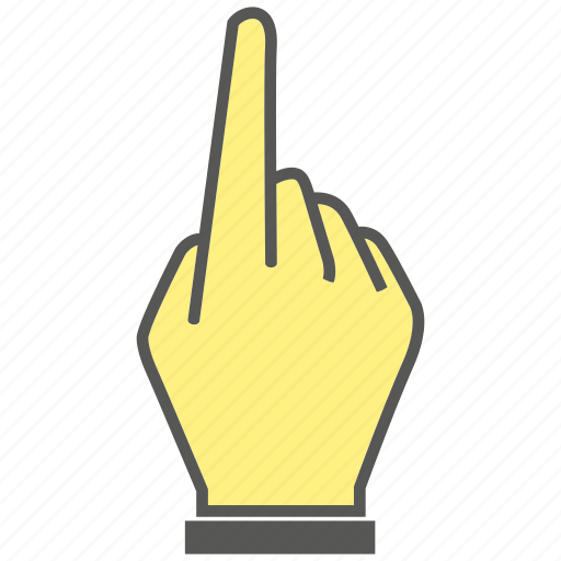 Finger, first, gesture, hand, index finger, one, 1 icon - Download on Iconfinder