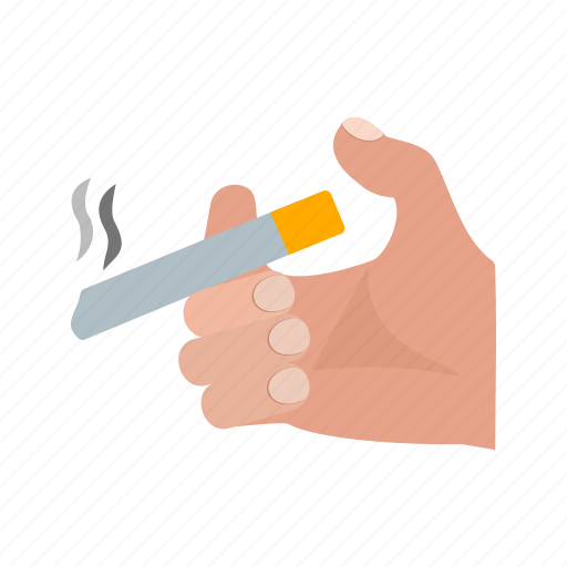 Addiction, cigarette, cigarettes, hand, smoke, smoking, unhealthy icon - Download on Iconfinder