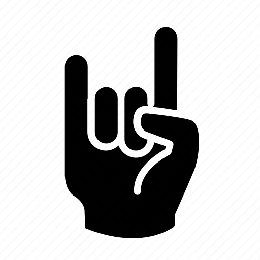 Communication, conversation, fingers, hand, rock, rock music, rock on icon - Download on Iconfinder